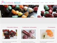 Tablet Screenshot of confiseriehallard.fr